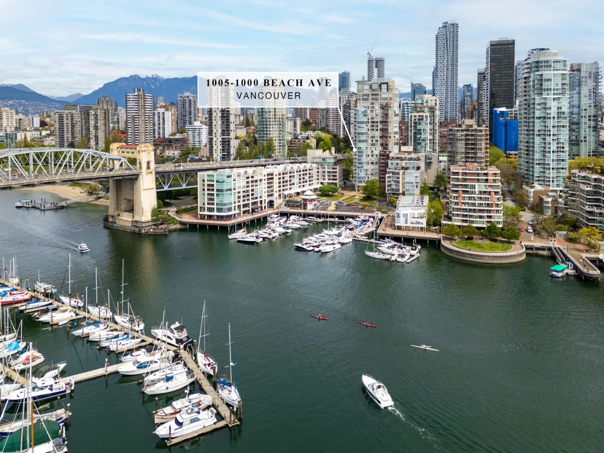 Exterior Rear Photo of 1005 1000 Beach Avenue, Vancouver, BC