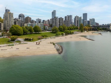 Aerial View of 1005 1000 Beach Avenue, Vancouver, BC
