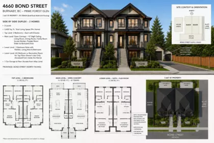 Outdoor Deck Photo of 4660 Bond Street, Burnaby, BC