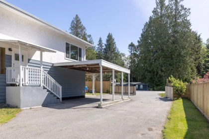 Aerial View of 5607 Wakefield Road, Sechelt, BC
