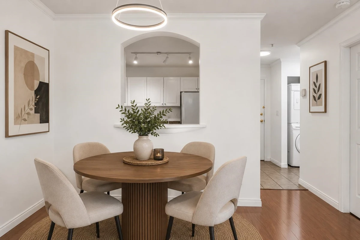 Dining Area Photo of 206 3638 Rae Avenue, Vancouver, BC