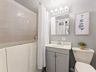 Guest Bathroom Photo of 304 1975 Pendrell Street, Vancouver, BC