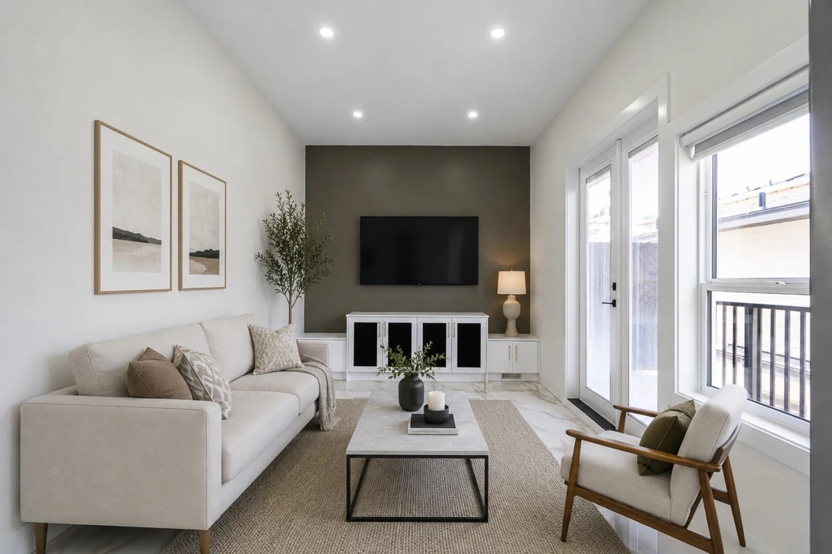 Living Room Photo of 102 10721 157 Street, Surrey, BC