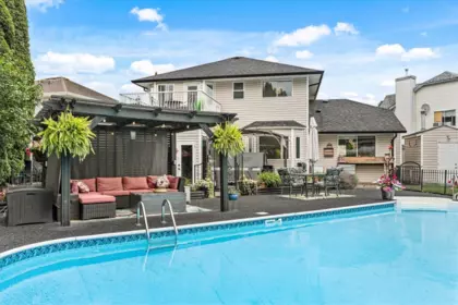 Aerial View of 44756 Lancaster Drive, Chilliwack, BC