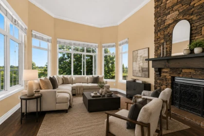 Living Room Photo of 401 12639 No. 2 Road, Richmond, BC