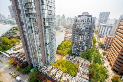 Aerial View of 1907 1050 Burrard Street, Vancouver, BC