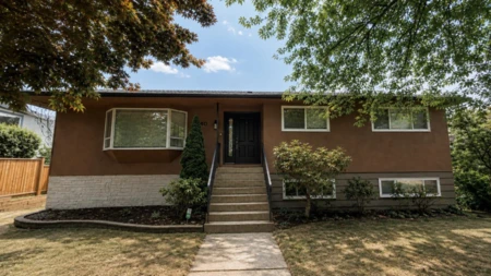 Exterior Rear Photo of 7940 Burnlake Drive, Burnaby, BC