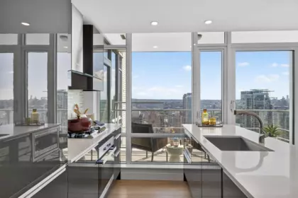 Living Room Photo of 4006 1283 Howe Street, Vancouver, BC