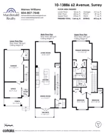 Aerial View of 10 13886 62 Avenue, Surrey, BC
