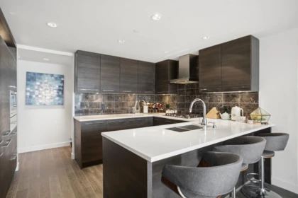 Dining Area Photo of 608 7488 Lansdowne Road, Richmond, BC