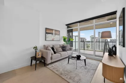 Living Room Photo of 1501 4880 Lougheed Highway, Burnaby, BC