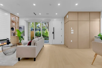Living Room Photo of 1 2888 E 6th Avenue, Vancouver, BC