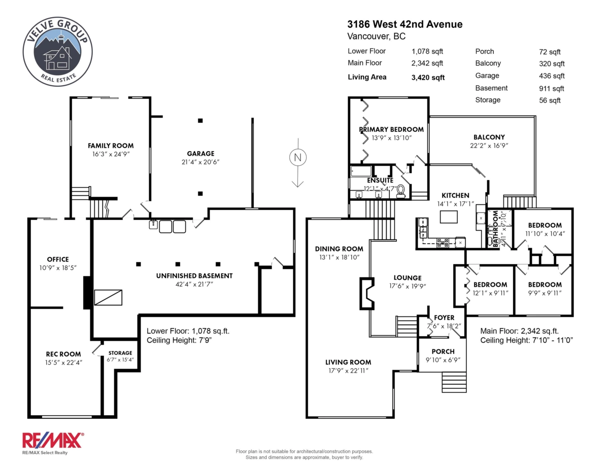 Powder Room Photo of 3186 W 42nd Avenue, Vancouver, BC