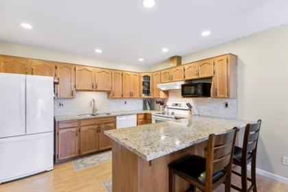 Kitchen Island Photo of 303 11601 227 Street, Maple Ridge, BC