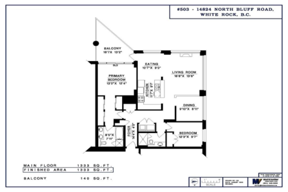 503 14824 North Bluff Road, White Rock, BC, White Rock — Apartment/Condo for sale
