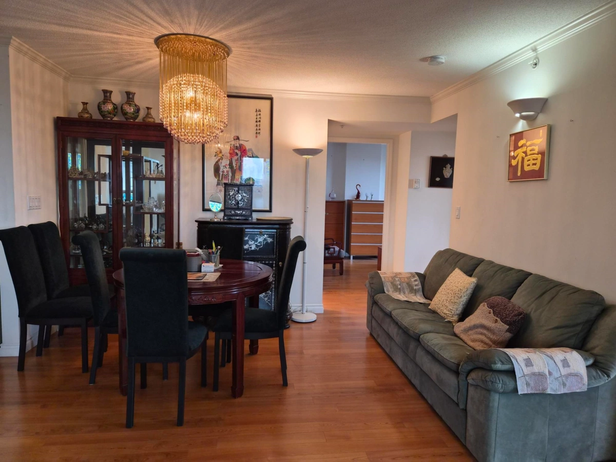 Living Room Photo of 1506 6611 Cooney Road, Richmond, BC