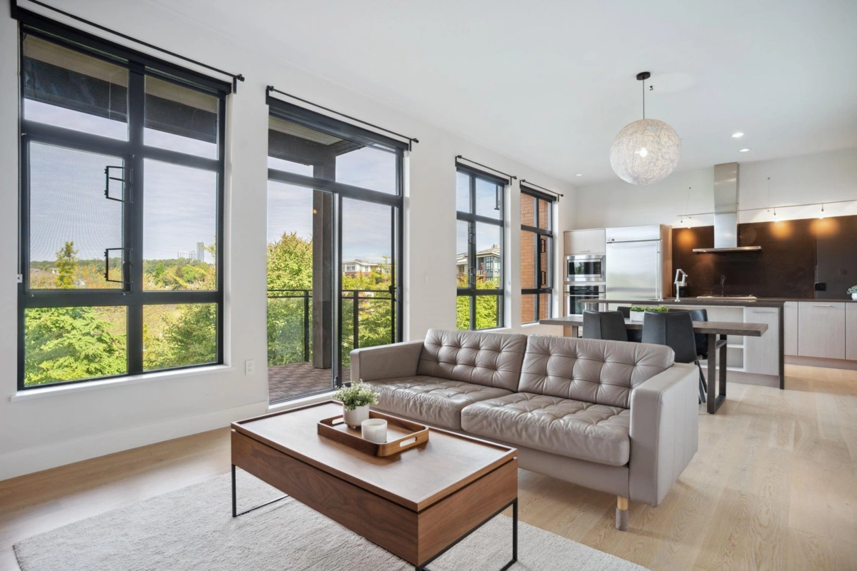 Living Room Photo of 302 220 Salter Street, New Westminster, BC