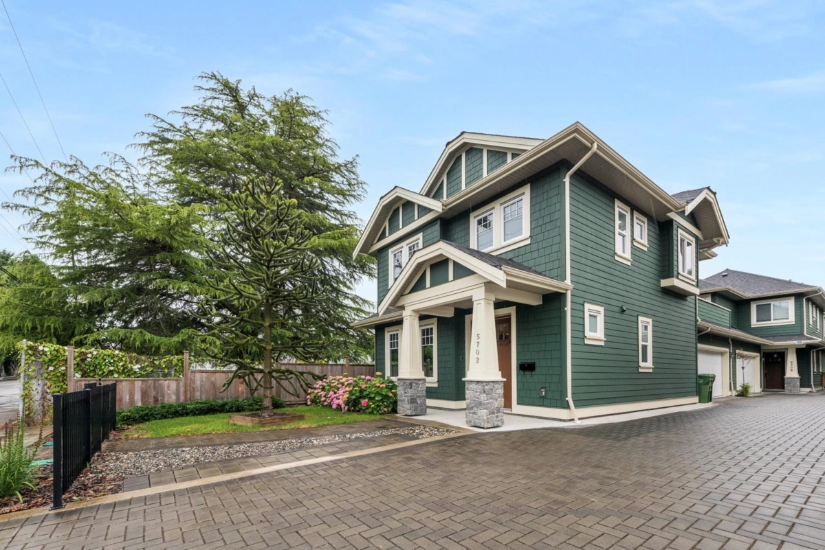 Aerial View of 5702 Williams Road, Richmond, BC