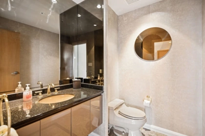 Powder Room Photo of PH 3-4 1383 Howe Street, Vancouver, BC