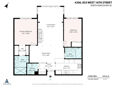 Office / Den Photo of 206 855 W 16th Street, North Vancouver, BC