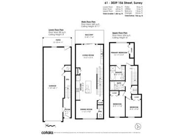 Front Yard Photo of 61 3039 156th Street, Surrey, BC