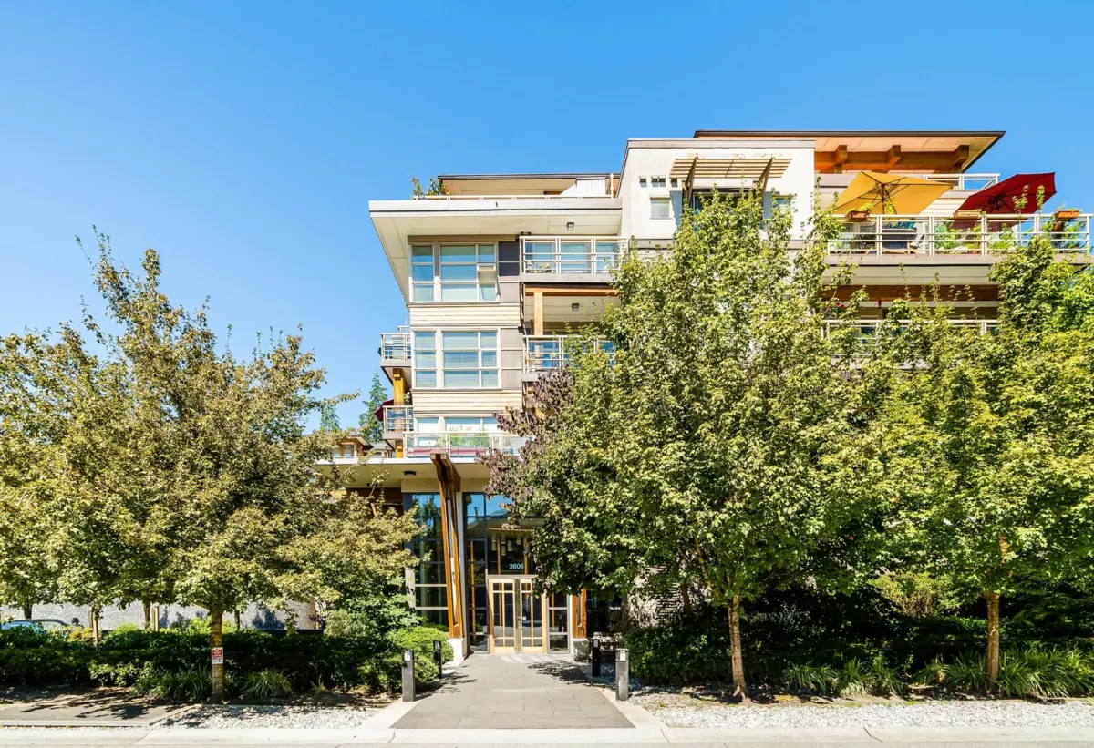 Exterior Front Photo of 406 3606 Aldercrest Drive, North Vancouver, BC
