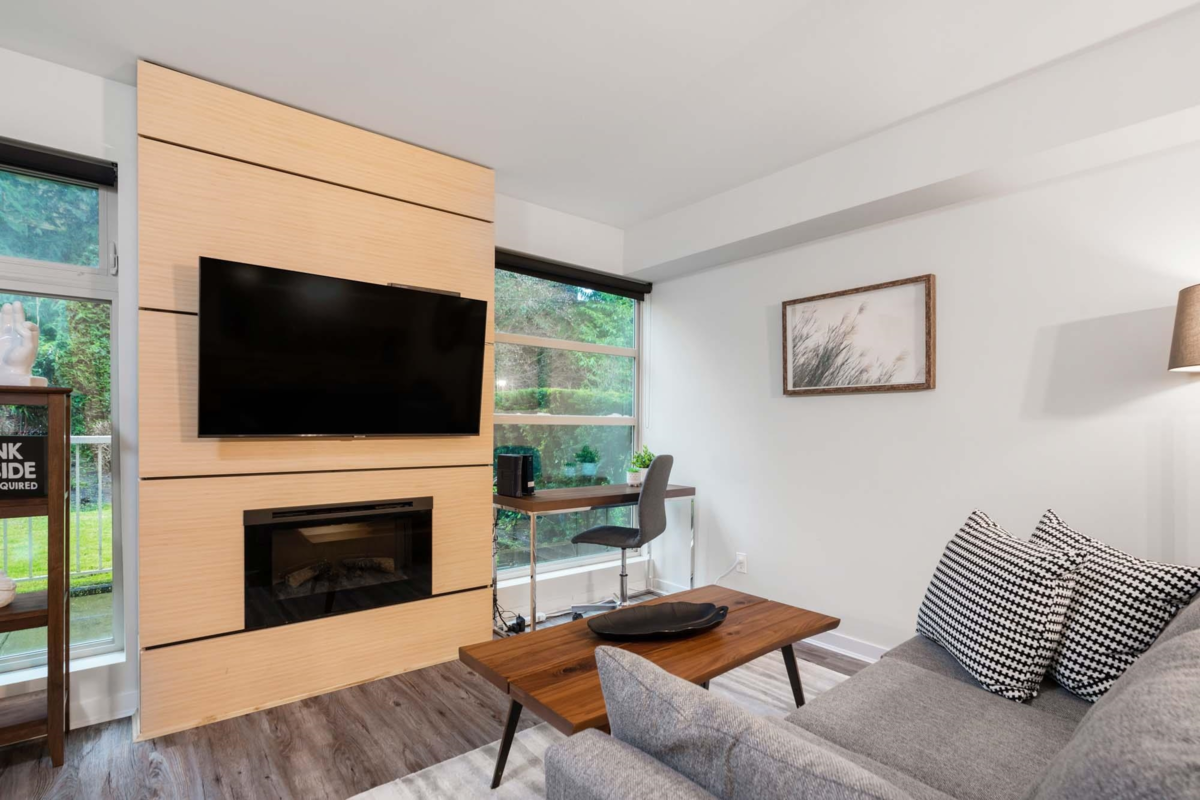 Family Room Photo of 104 2832 Capilano Road, North Vancouver, BC