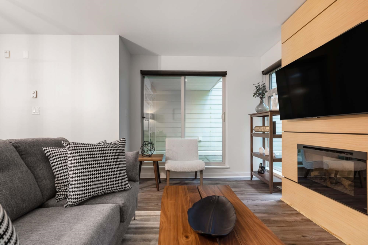 Living Room Photo of 104 2832 Capilano Road, North Vancouver, BC