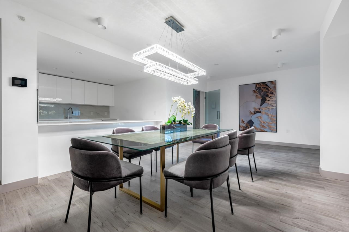 Dining Area Photo of 802 5766 Gilbert Road, Richmond, BC