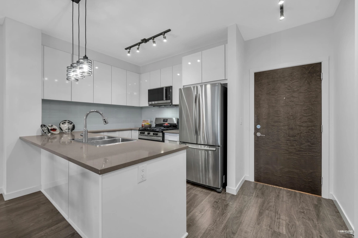 Exterior Rear Photo of 411 1152 Windsor Mews, Coquitlam, BC