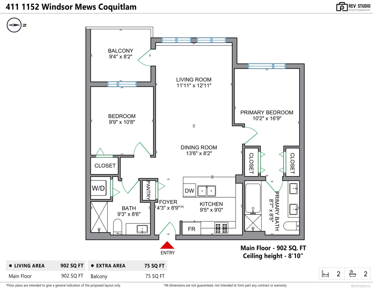 Hallway Photo of 411 1152 Windsor Mews, Coquitlam, BC