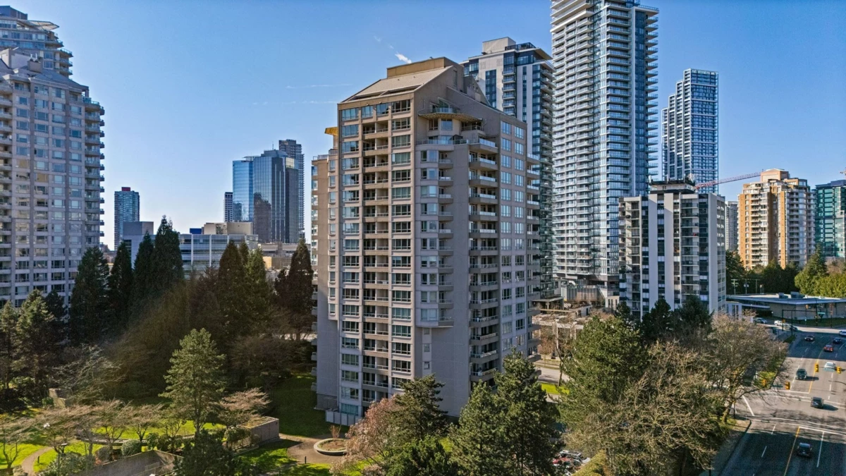 Exterior Rear Photo of 408 6070 Mcmurray Avenue, Burnaby, BC