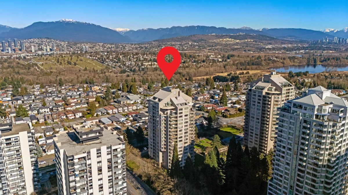 Outdoor Deck Photo of 408 6070 Mcmurray Avenue, Burnaby, BC