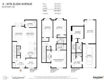 Loft / Bonus Room Photo of 4 6176 Elgin Avenue, Burnaby, BC