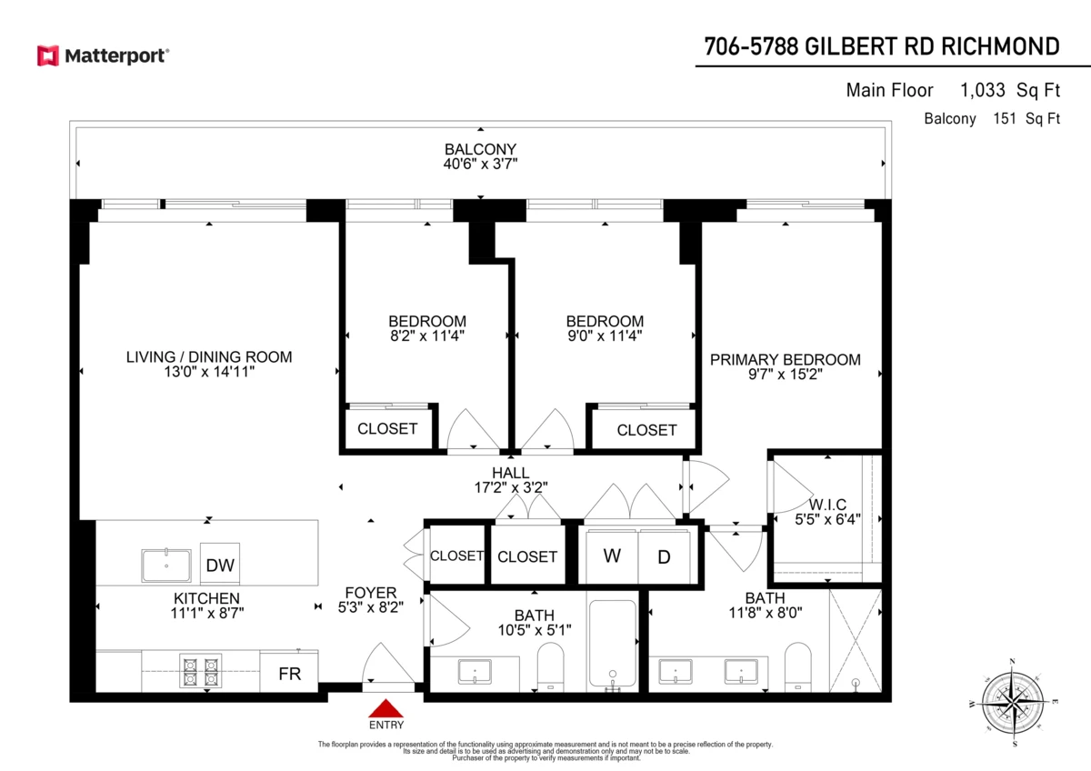 Family Room Photo of 706 5788 Gilbert Road, Richmond, BC