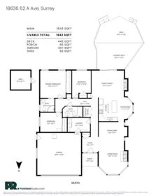 18636 62a Avenue, Surrey, BC, Surrey — Single Family Residence for sale