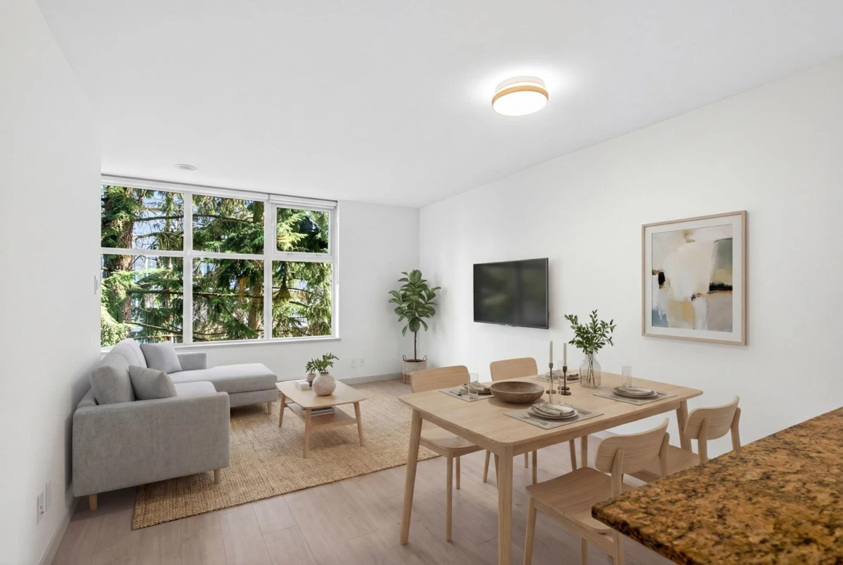 Family Room Photo of 409 9262 University Crescent, Burnaby, BC