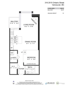 Laundry Room Photo of 316 2515 Ontario Street, Vancouver, BC