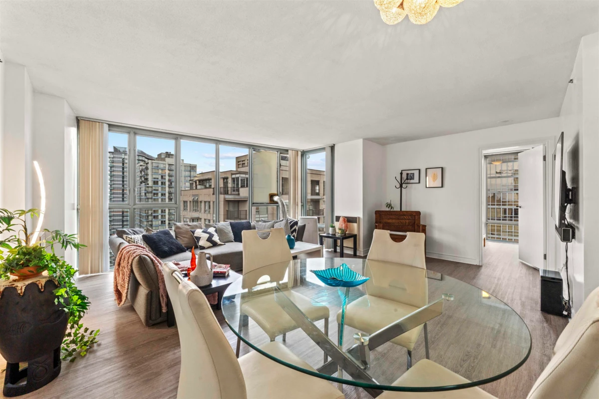 Living Room Photo of 2102 930 Cambie Street, Vancouver, BC