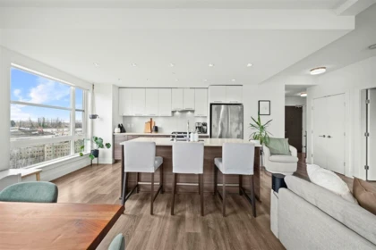 Kitchen Island Photo of 615 3488 Sawmill Crescent, Vancouver, BC