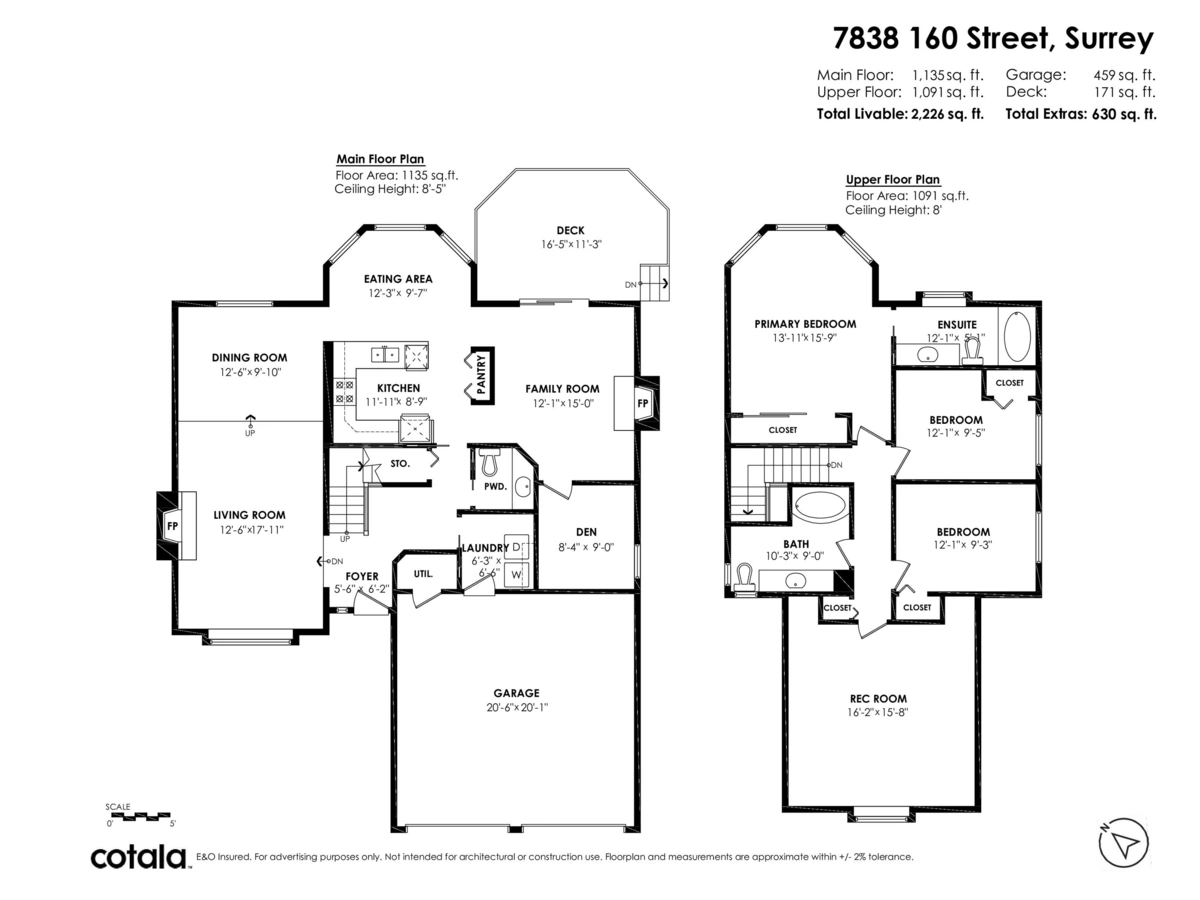 Exterior Rear Photo of 7838 160 Street, Surrey, BC