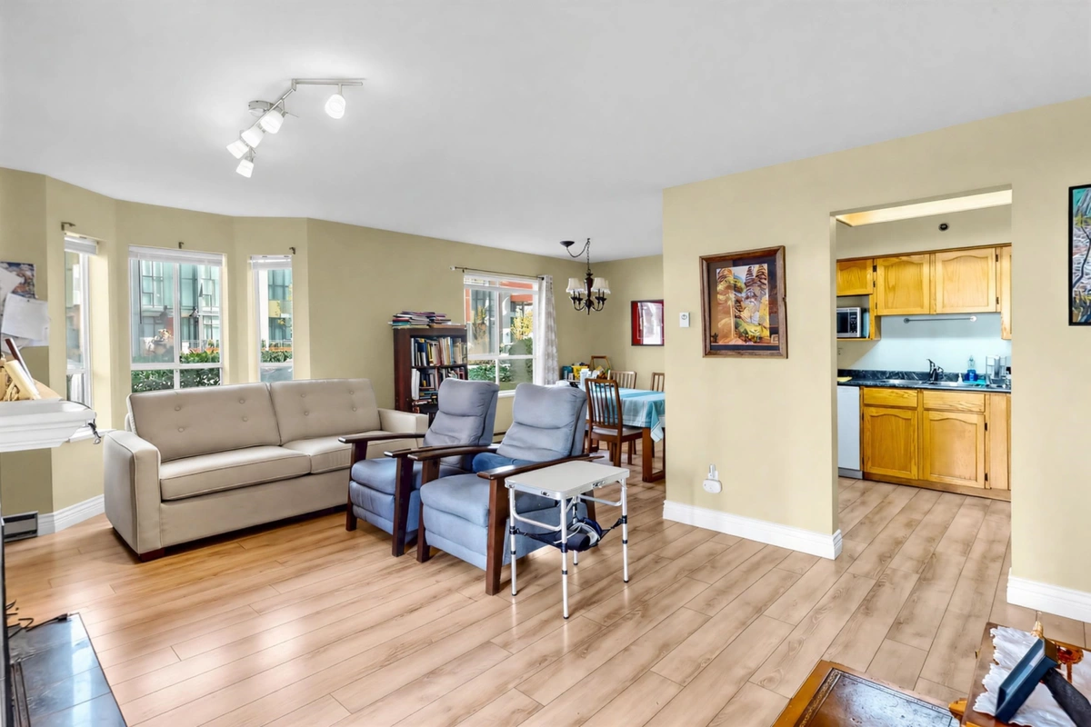 Living Room Photo of 104 1175 Heffley Crescent, Coquitlam, BC