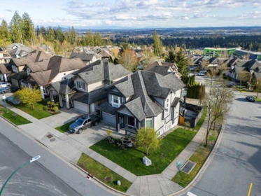 Aerial View of 3416 Galloway Avenue, Coquitlam, BC