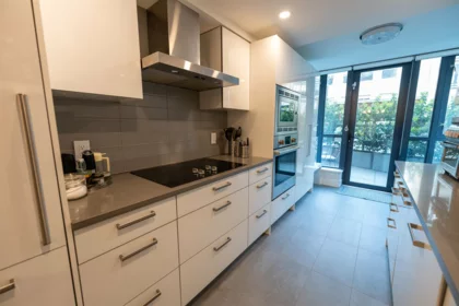Kitchen Island Photo of 201 289 Drake Street, Vancouver, BC