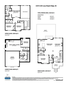 Aerial View of 13573 229 Loop, Maple Ridge, BC