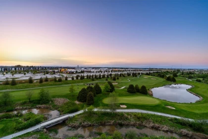 Aerial View of 605 5011 Springs Boulevard, Delta, BC