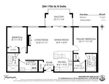Guest Bathroom Photo of 204 1706 56 Street, Delta, BC