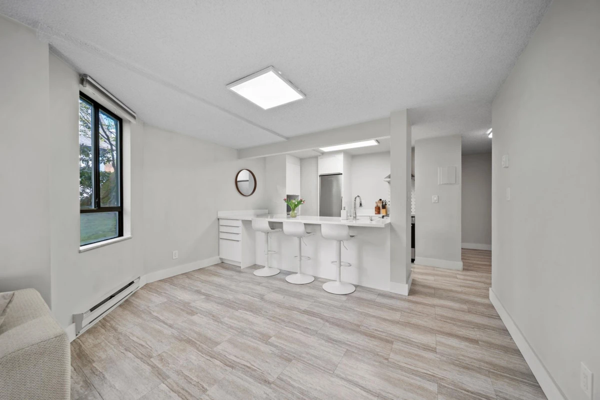 Dining Area Photo of 215 1080 Pacific Street, Vancouver, BC