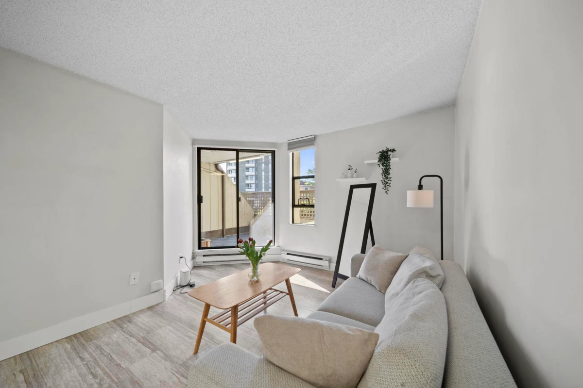 Family Room Photo of 215 1080 Pacific Street, Vancouver, BC