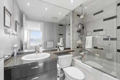 Powder Room Photo of 908 1408 Strathmore Mews, Vancouver, BC